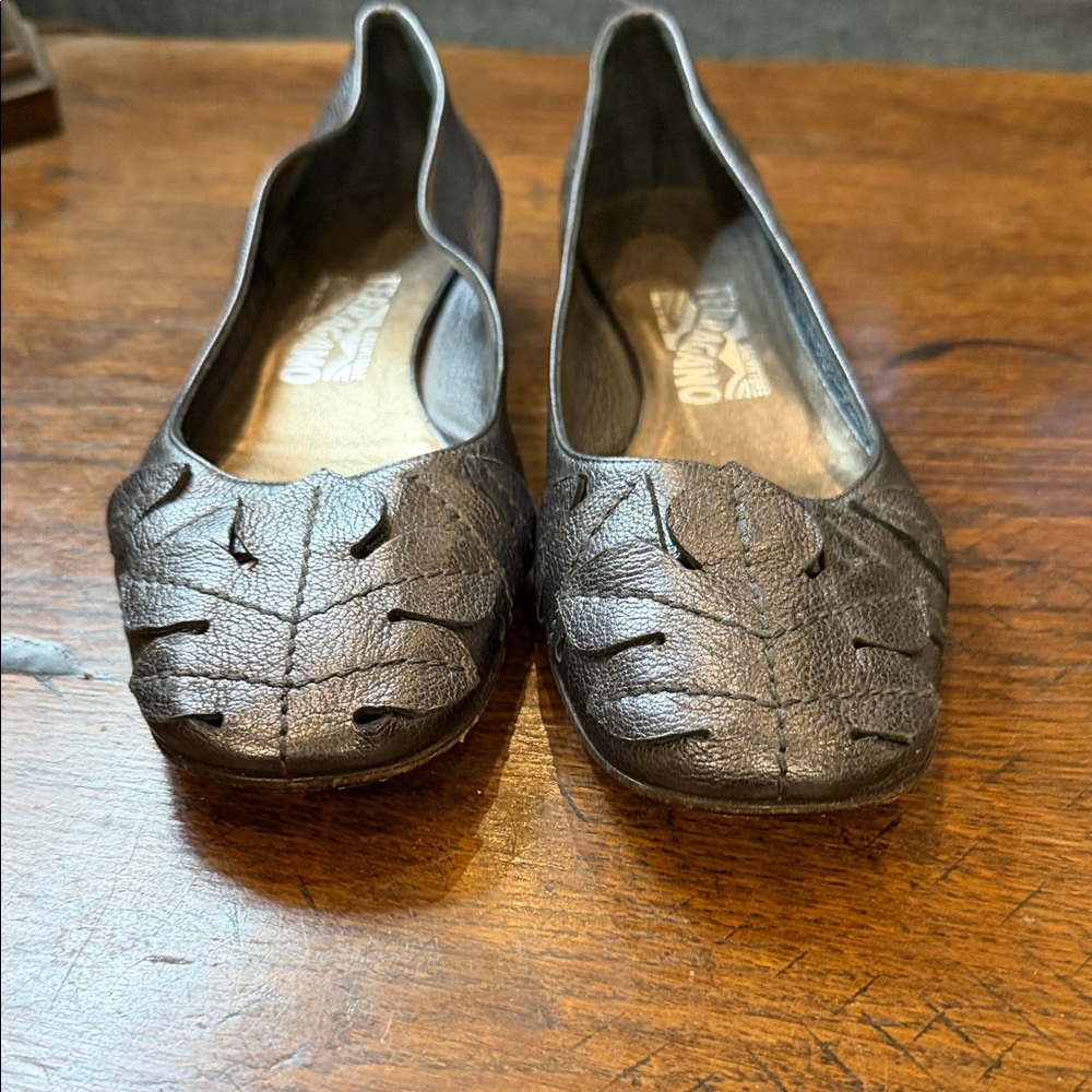 Salvatore Ferragamo Women's Brown Leather Loafers